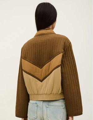 ba&sh cisca jacket - camel detail