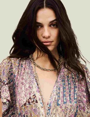 ba&sh pareta dress - rose side