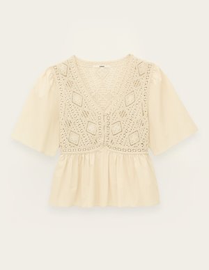 ba&sh salvi top - ecru back