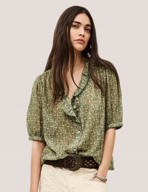 ba&sh physalys top - green