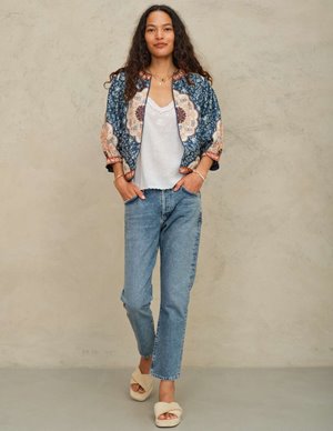 M.A.B.E APPAREL ursa jacket - indigo side