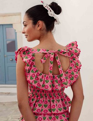 Pink City Prints susie top - marigold model