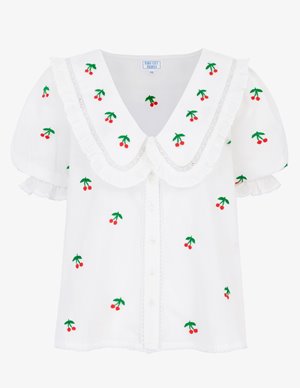 Pink City Prints ava blouse - cherry back
