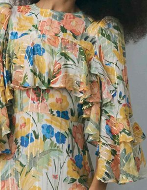 Queens of Archive eleanor dress - garden side