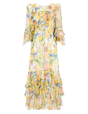Queens of Archive eleanor dress - garden back
