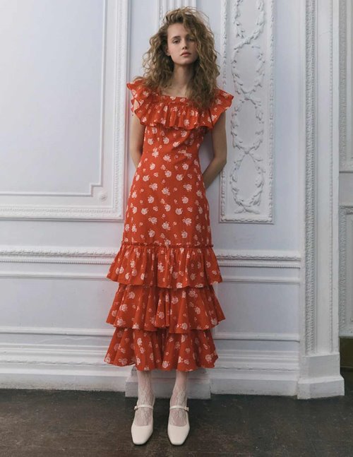 Queens of Archive Olivia dress - red