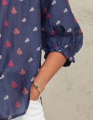 M.A.B.E APPAREL auden top - navy model