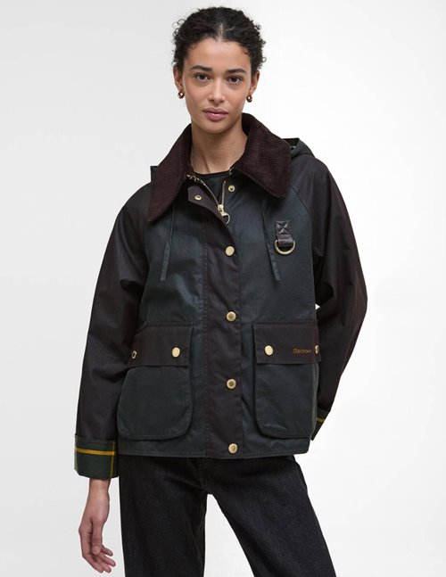 Barbour Reighton wax jacket - sage