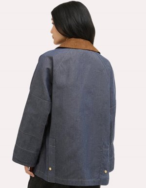 Barbour asker coat - indigo model