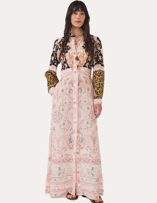 Hayley Menzies desert loom shirt dress - multi