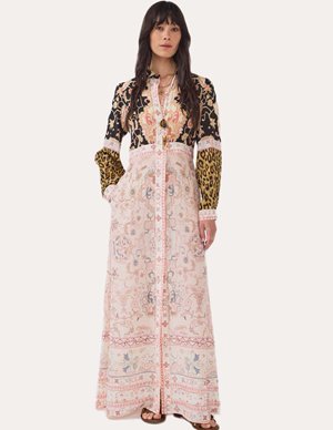 Hayley Menzies desert loom shirt dress - multi
