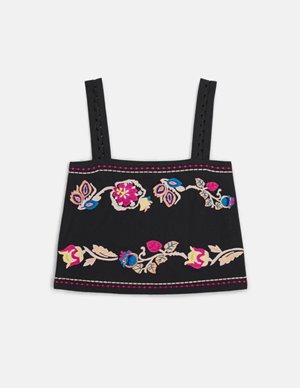 Louise Misha phaedra top - black back