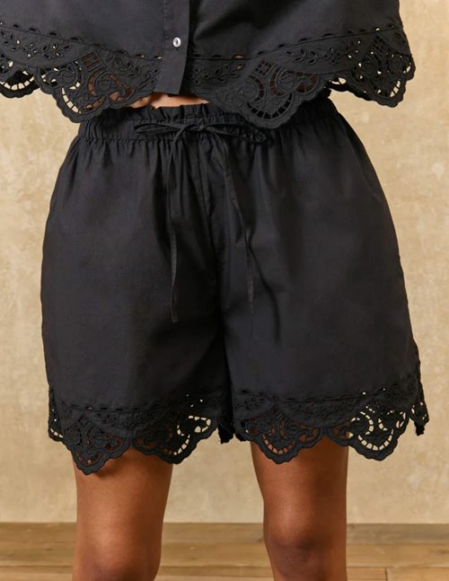 Louise Misha boxi shorts - black