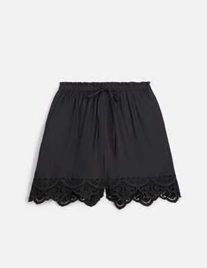 Louise Misha boxi shorts - black back