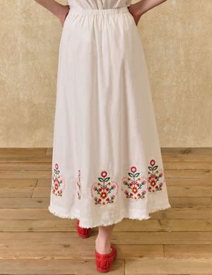 Louise Misha paola skirt - ivory model
