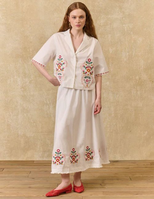 Louise Misha Paola skirt - ivory