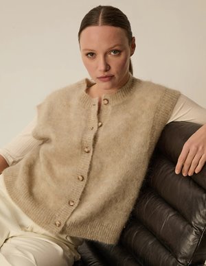 Des Petits Hauts alibaba cardigan - latte