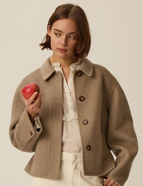 Des Petits Hauts yseult jacket - latte