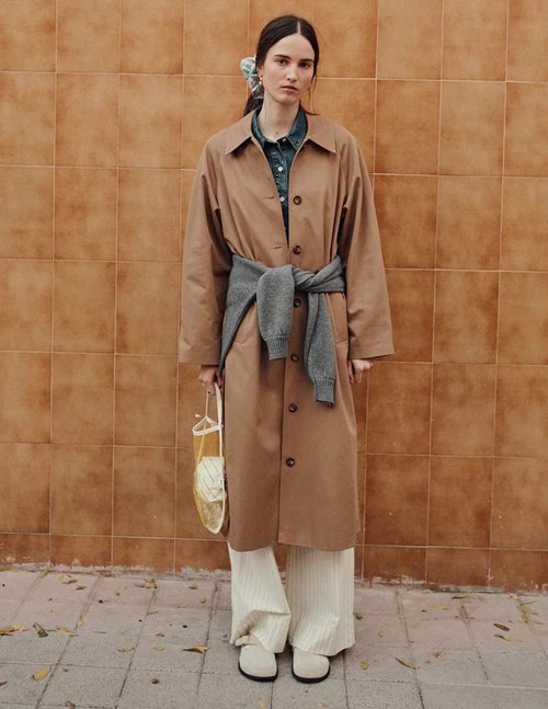 Des Petits Hauts Yvette coat - brown