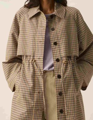 Des Petits Hauts ysabel coat - check side