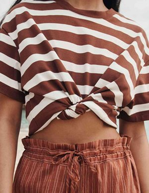 Des Petits Hauts filma tee - chocolate back