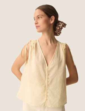 Des Petits Hauts santas top - yellow