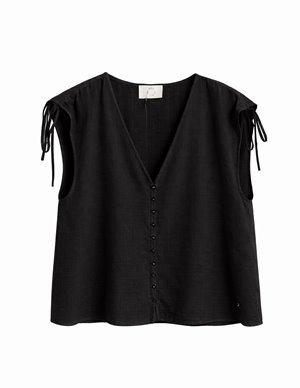 Des Petits Hauts santas top - black back