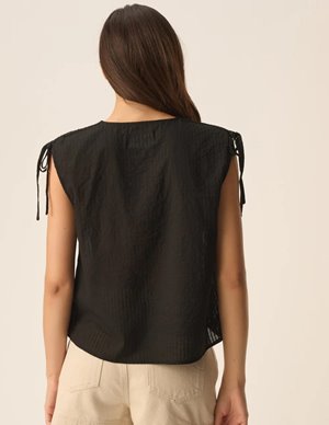 Des Petits Hauts santas top - black model