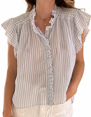 Feeka judy blouse - blue side