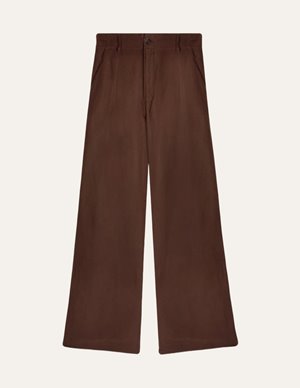 Des Petits Hauts espiza trousers - dark brown model