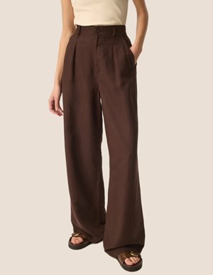 Des Petits Hauts espiza trousers - dark brown back
