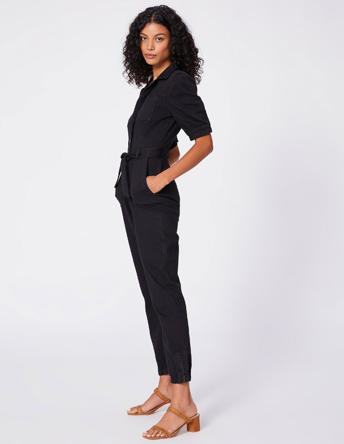 Paige Mayslie Jumpsuit - Washed Black