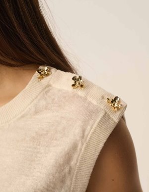 Des Petits Hauts brazou top - cream side