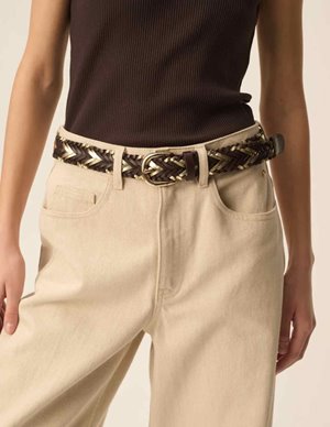Des Petits Hauts ouri belt - chocolate