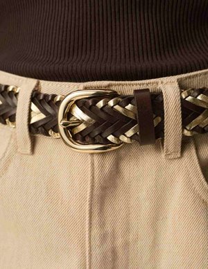 Des Petits Hauts ouri belt - chocolate back