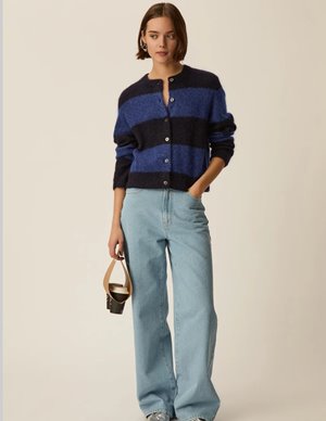 Des Petits Hauts domette cardigan - blue back