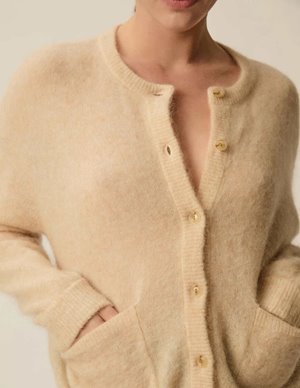 Des Petits Hauts dobilou cardigan - beige back
