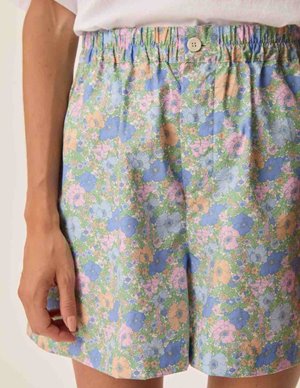 Des Petits Hauts umami shorts - flower print back