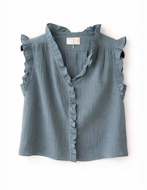 Des Petits Hauts soprano top - blue back
