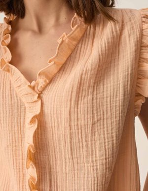 Des Petits Hauts soprano top - peach side