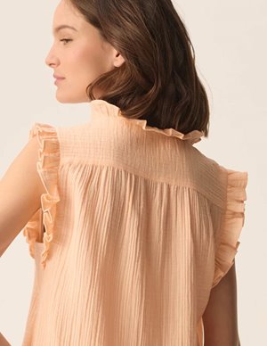 Des Petits Hauts soprano top - peach model