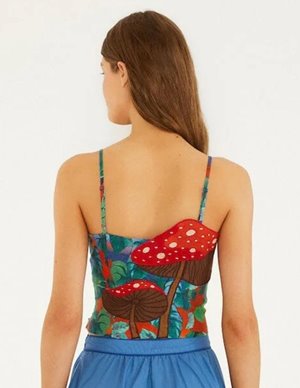 Farm Rio dream landscape top - multi detail