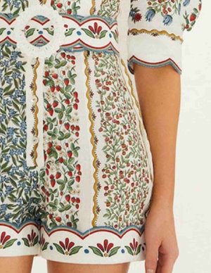 Farm Rio fruit beauty romper - white side