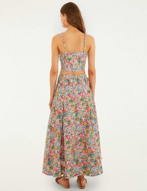Farm Rio peasant maxi skirt - white detail