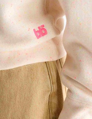 Bellerose fella sweatshirt - oatmeal detail