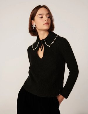 Des Petits Hauts abba jumper - black