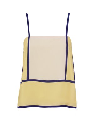 Sancia sian top - canary stripe back