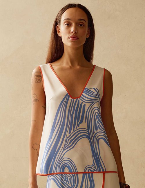 Sancia Winona top - sorrento print