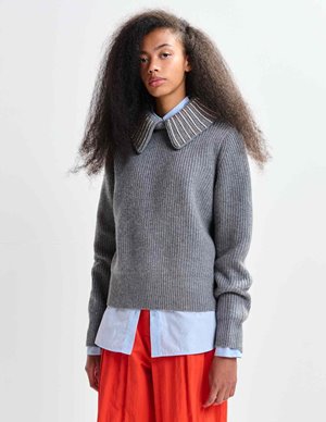 Essentiel Antwerp jimmer jumper - grey