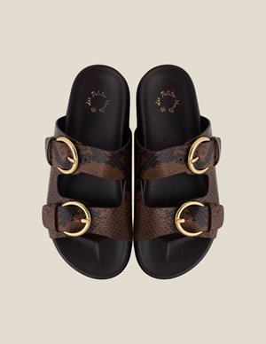Des Petits Hauts liviu sandals - animal print